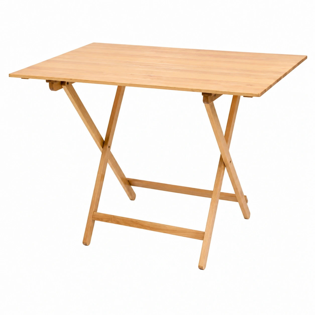 Table pliante compacte en bois de hêtre pour intérieur et extérieur, dimensions 80 x 60 x 75 cm