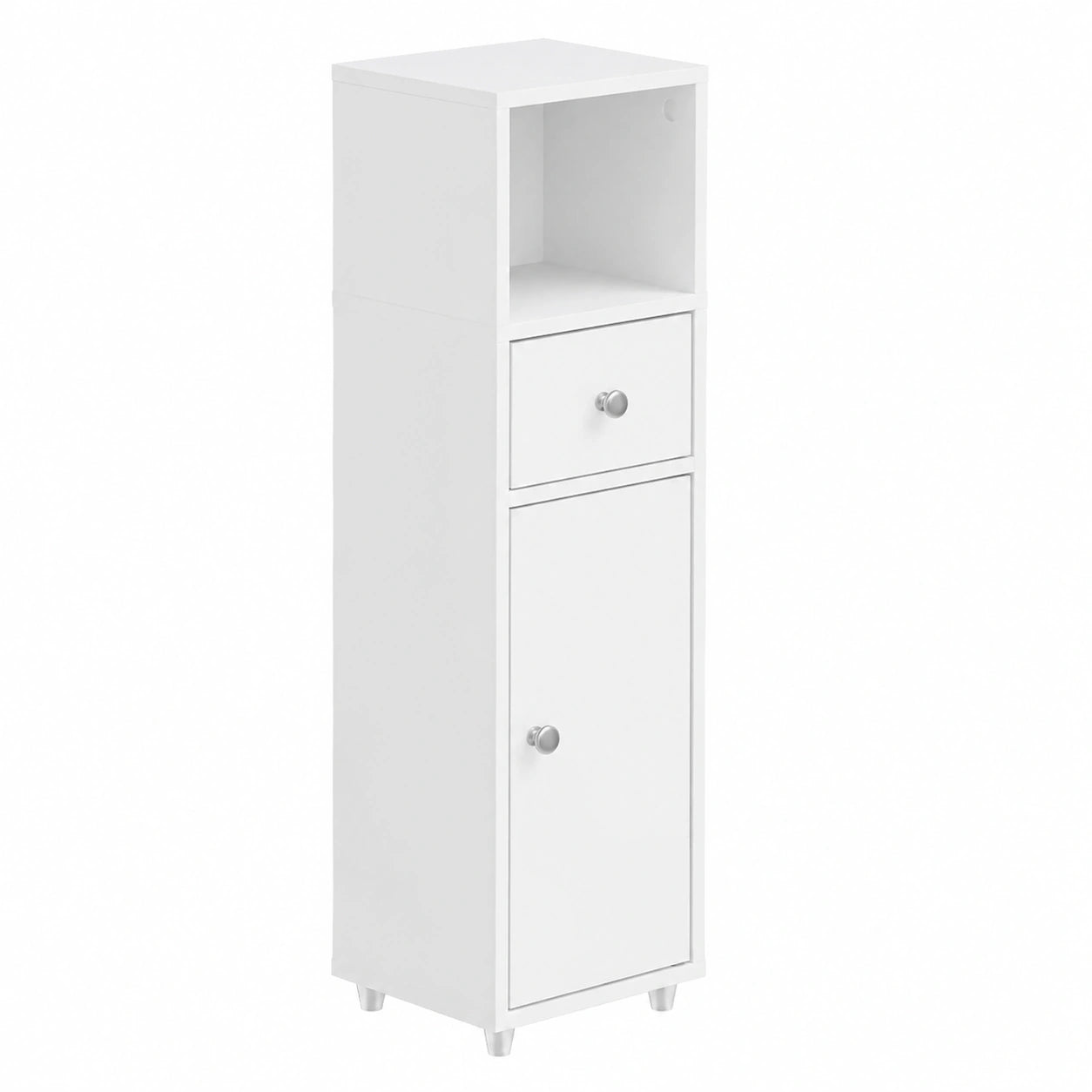 Armoire de Salle de Bain Étroite 20cm avec Rangement
