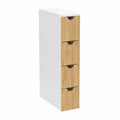 Meuble de rangement 4 tiroirs avec roulettes
