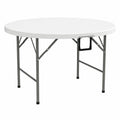 Table de Jardin Ronde Pliante pour 6 Personnes
