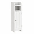 Armoire de Salle de Bain d'Angle avec Étagères Réglables