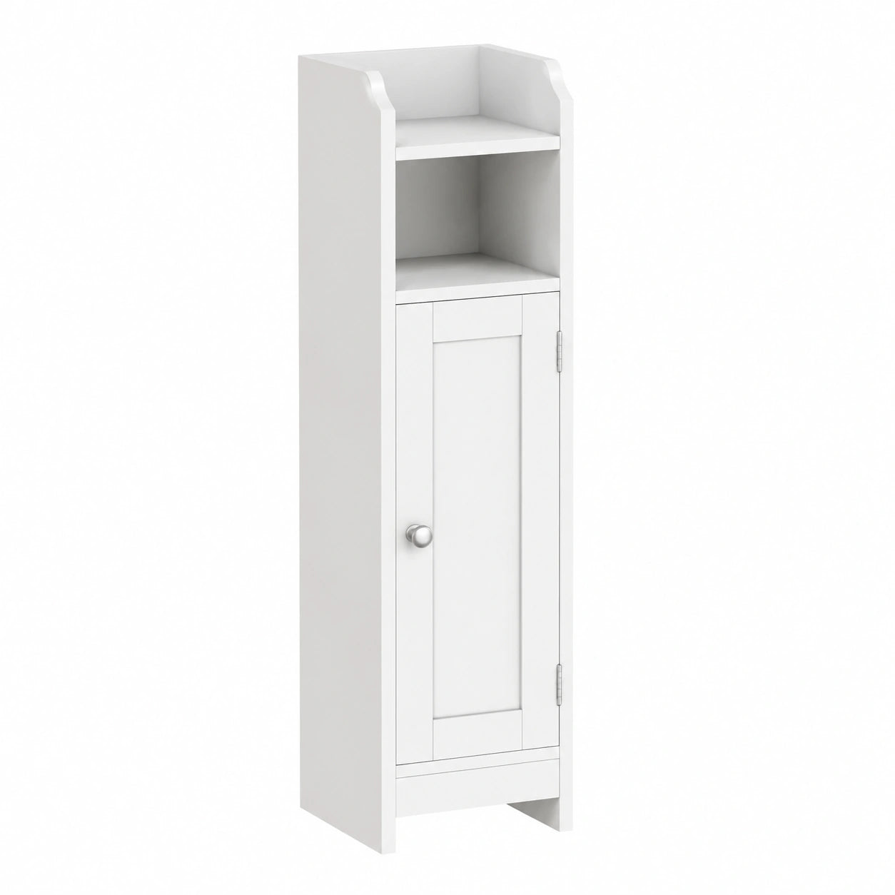 Armoire de Salle de Bain d'Angle avec Étagères Réglables