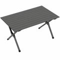 Table de Camping Pliante en Aluminium 120x70cm, Capacité 80KG, pour 4-6 Personnes, avec Sac de Transport