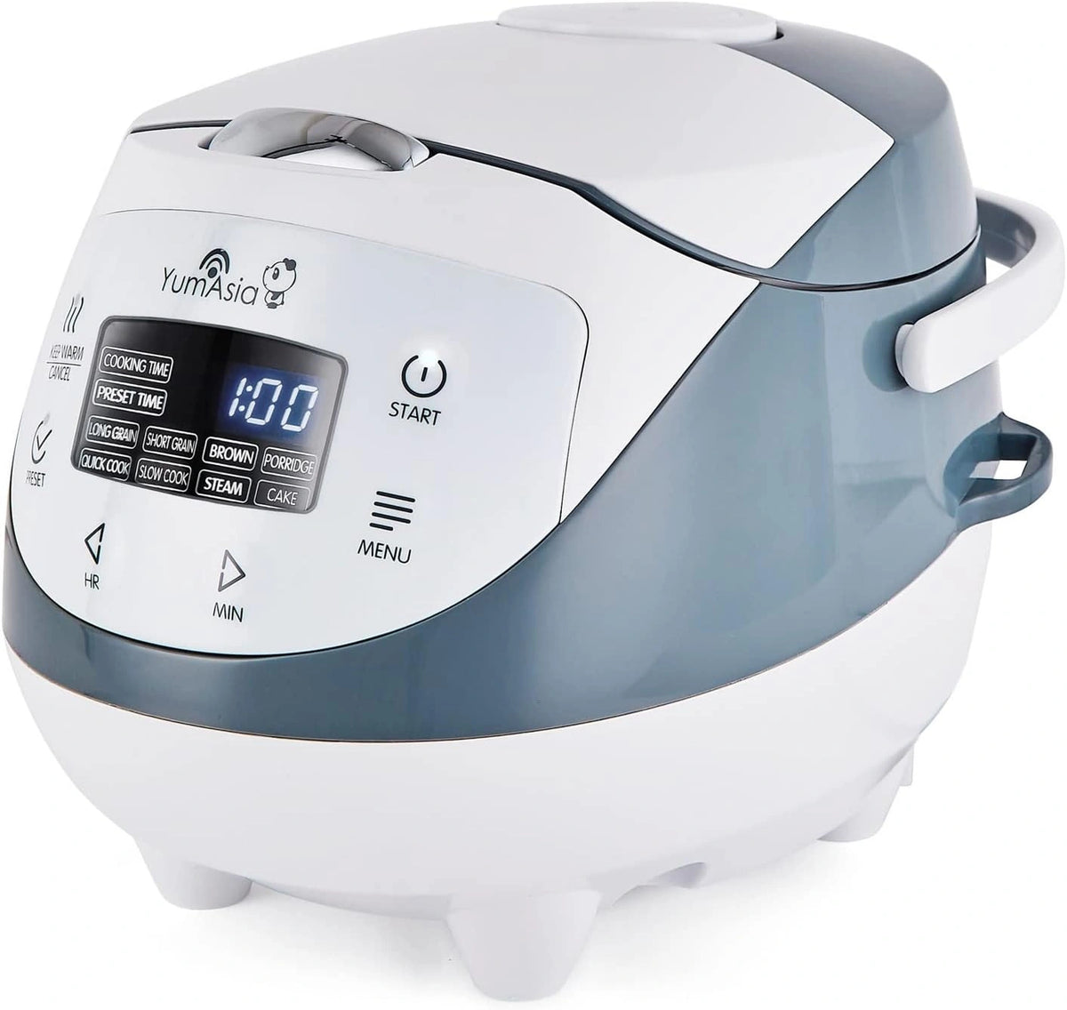 Cuiseur à Riz Panda Mini Yum Asia avec Bol Céramique et Technologie de Logique Floue, 3,5 Tasses