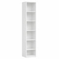 Étagère de rangement scandinave pour salon et chambre, blanc