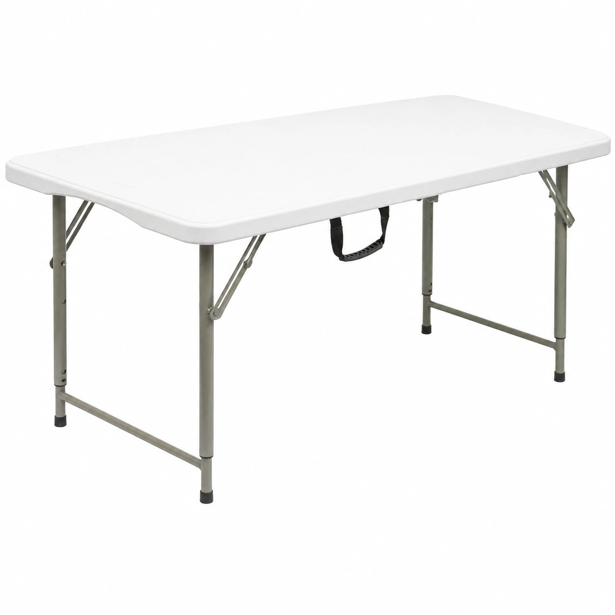 Table pliante réglable en hauteur 120cm pour extérieur et camping
