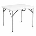 Table pliante de camping pour 6 à 8 personnes, idéale pour fêtes et pique-niques, avec cadres en acier