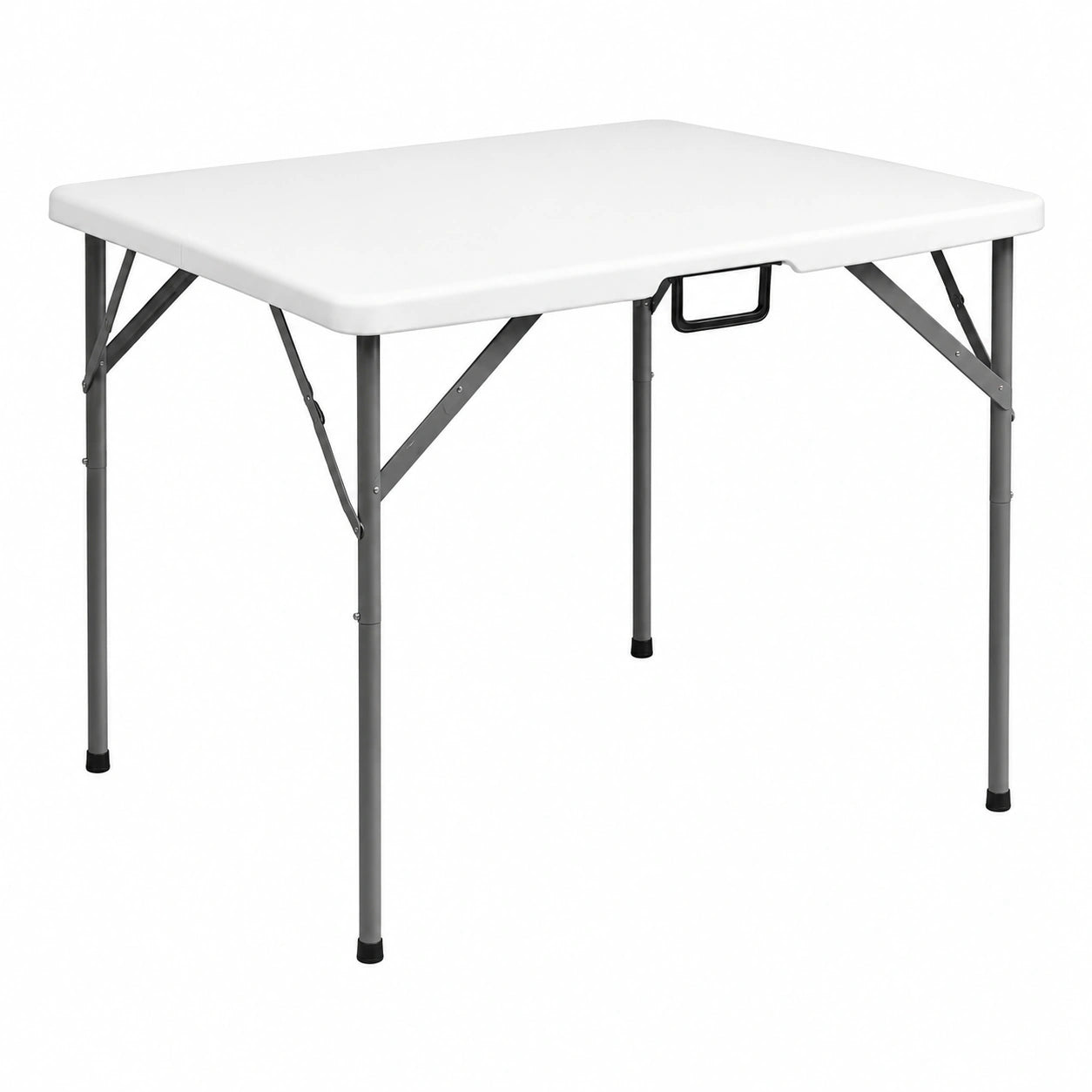 Table pliante de camping pour 6 à 8 personnes, idéale pour fêtes et pique-niques, avec cadres en acier