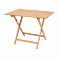 Table pliante compacte en bois de hêtre 100 x 60 x 75 cm pour intérieur et extérieur