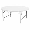 Grande Table Ronde Pliable pour Réunions