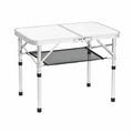 Table de Camping Pliante Portable 60x40 cm Léger et Compact