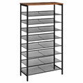 Étagère à chaussures grande capacité, 10 couches, rangement réglable