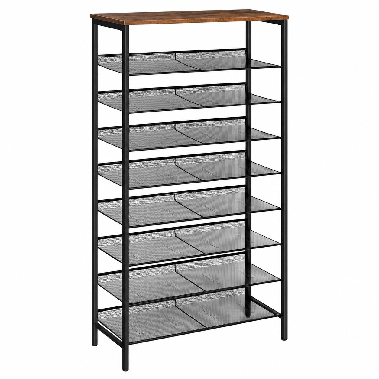 Étagère à chaussures grande capacité, 10 couches, rangement réglable