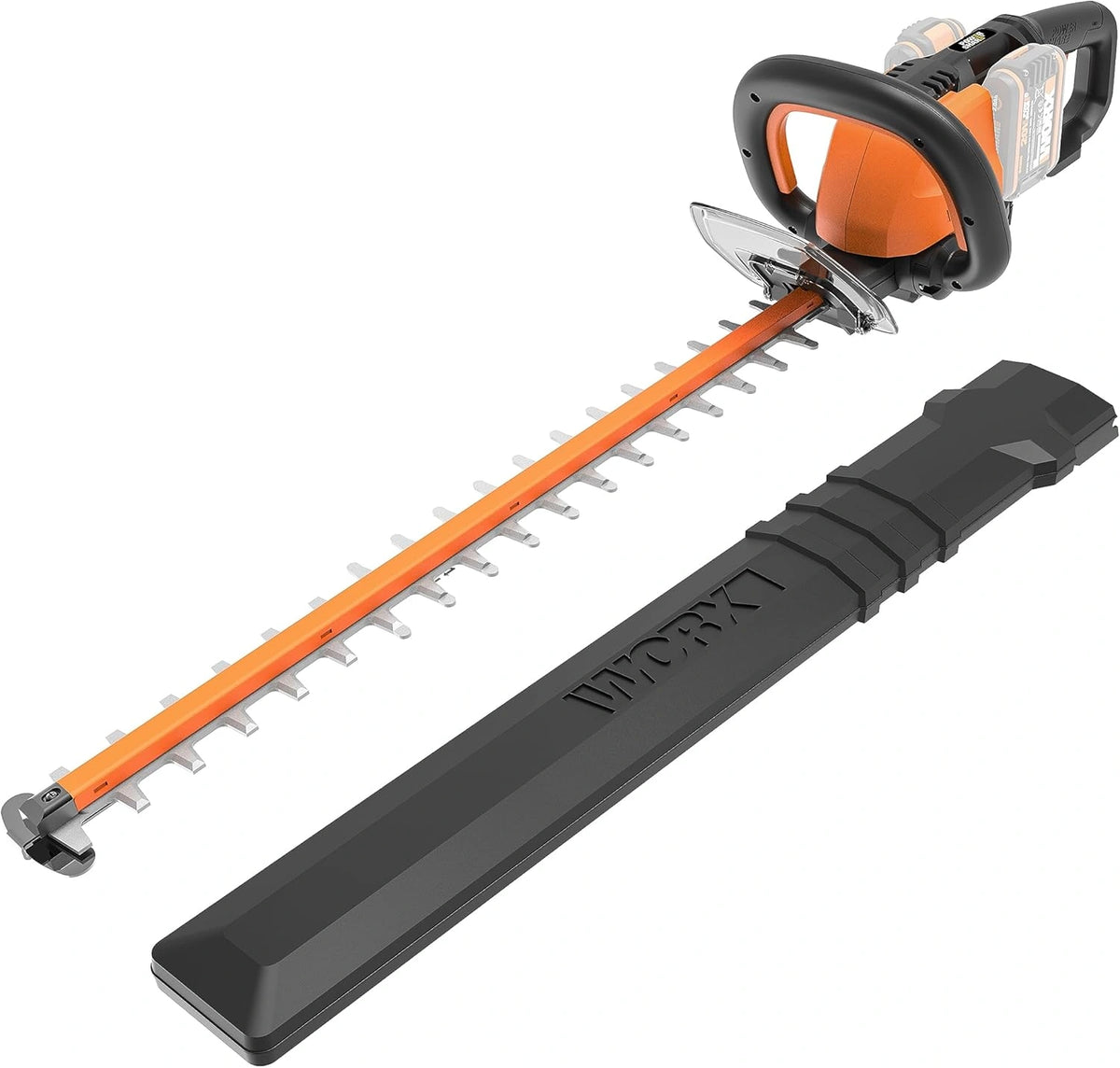 WORX Taille-Haies 40V Sans Fil WG284E.9, Lames Double Action 60 cm, Espacement 27 mm, Léger et Ergonomique, Fourreau de Protection, Batterie et Chargeur Non Inclus