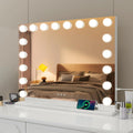 Miroir de Maquillage Hollywood LED 80x62 cm avec Variateur et Loupe