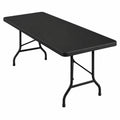 Table pliante en plastique pour extérieur, 6 personnes