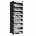 Meuble de Rangement Modulable pour Chaussures avec 10 Compartiments Rectangulaires