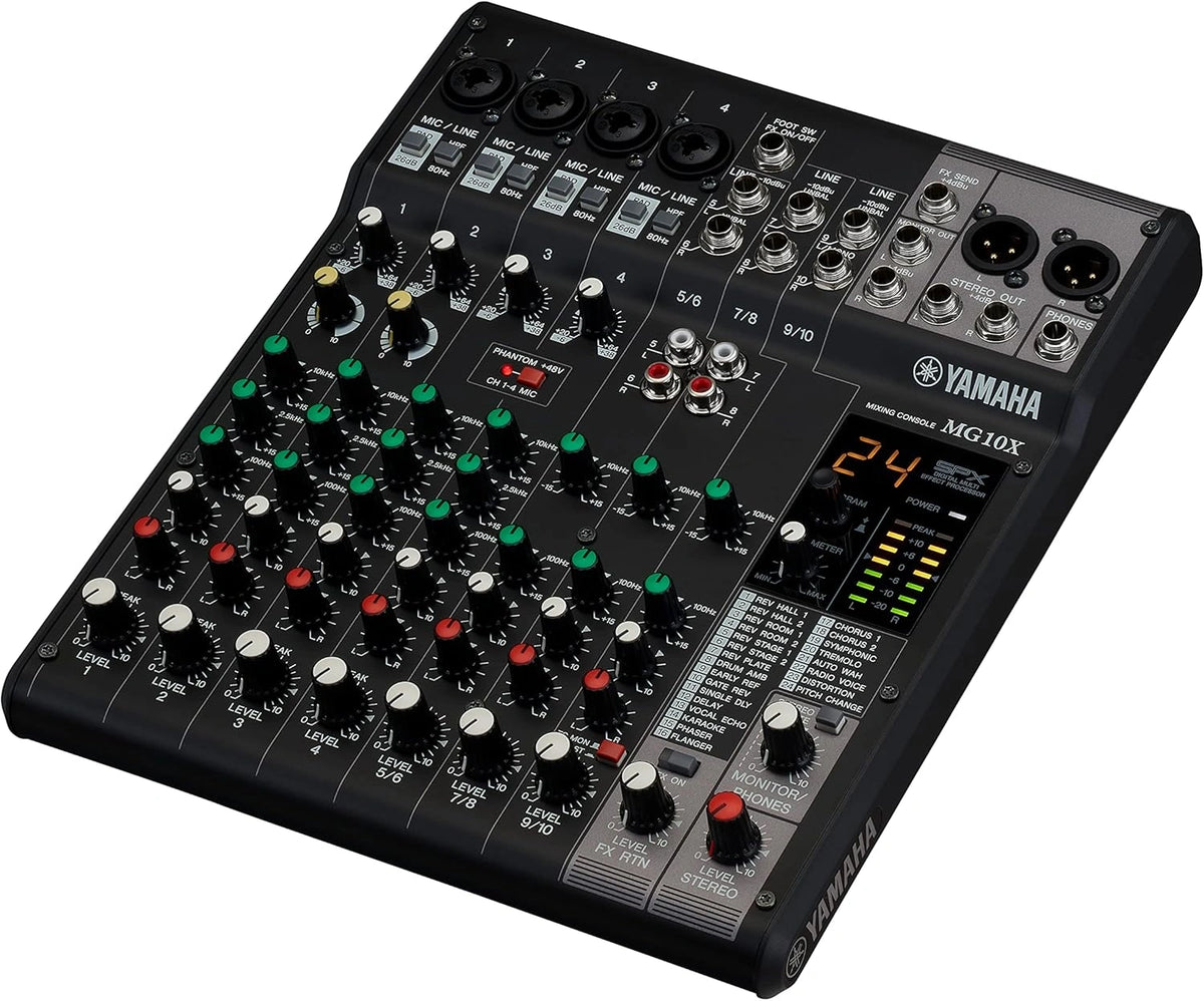 Yamaha MG10XCV Table de Mixage 10 Canaux avec Effets Intégrés et Compresseurs