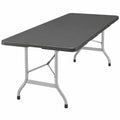 Grande table pliante en plastique pour extérieur, idéale pour 10 personnes